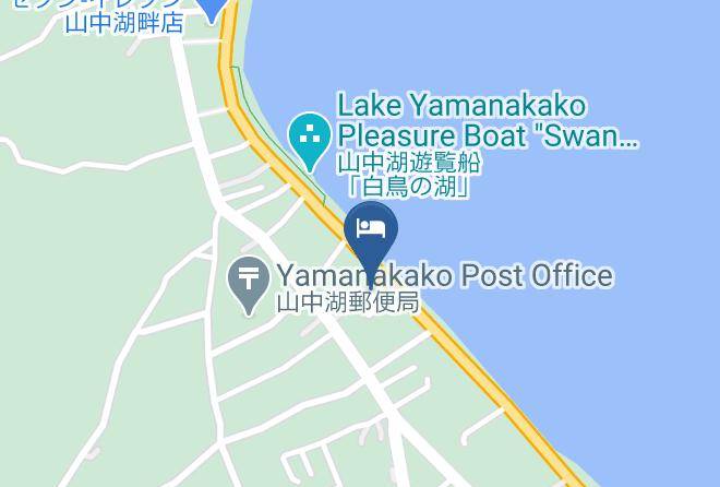 Yamanakako Vil Minamitsuru District - Fuji To Mizuumi No Yado Tagaogi Maps