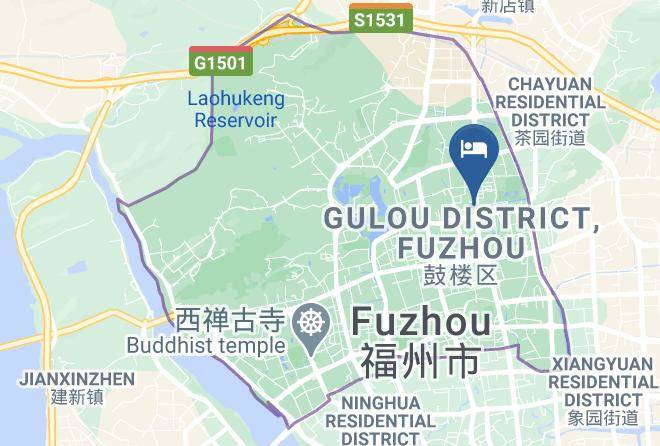Fuzhou - Fujian Tianfu Hotel Maps