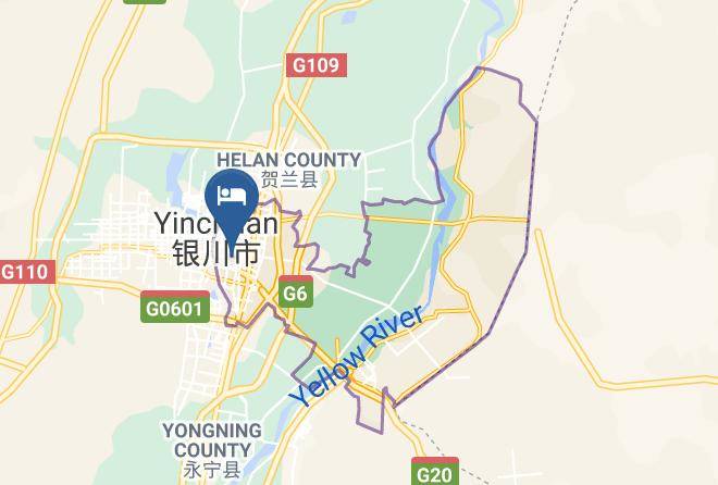 Yinchuan - Fujin Hotel Maps