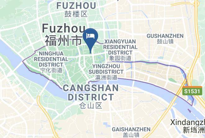 Fuzhou - Fujing Business Hotel Fuzhou Bus South Station Maps