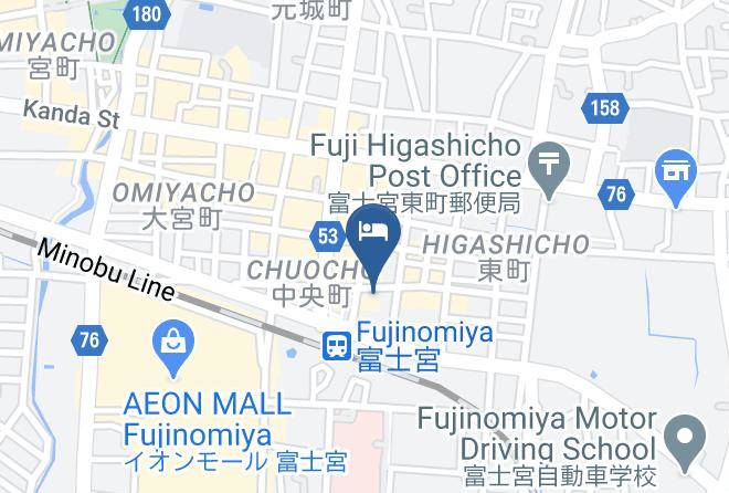 Fujinomiya City - Fujinomiya Fujikyu Hotel Maps