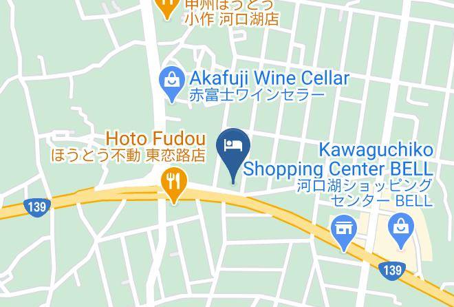 Fujikawaguchiko Townminamitsuru District - Fujisan Resort Hotel Maps