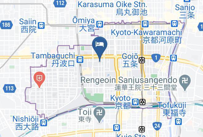 Kyoto City Shimogyo Ward - Fujitaya Maps