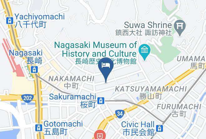 Nagasaki City - Fujiwara Ryokan Maps