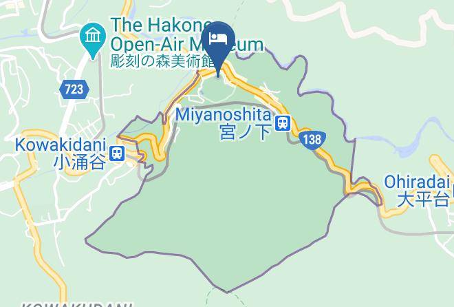 Hakone Townashigarashimo District - Fujiya Hotel Maps