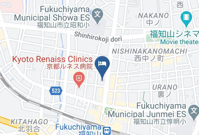 Fukuchiyama City - Fukuchiyama Ark Hotel Maps