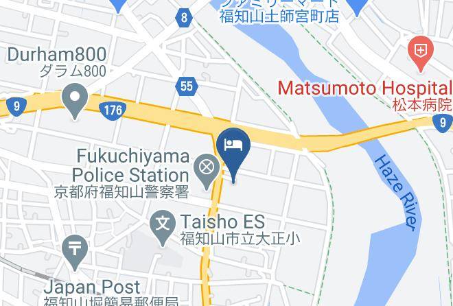 Fukuchiyama City - Fukuchiyama Sun Hotel Maps