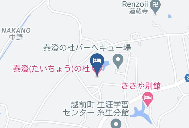 Echizen Townnyu District - Fukui Academia Hotel Maps