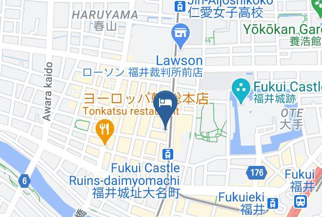 Fukui City - Fukui Palace Inn Maps