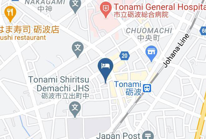 Tonami City - Fukumitsu Hanayama Onsen Maps
