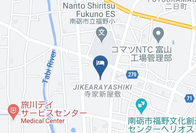 Nanto City - Fukuno Town Hotel A Mieux Maps