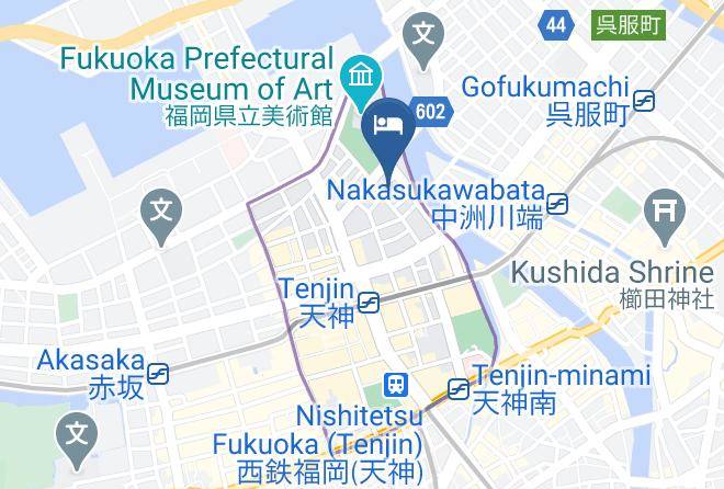 Fukuoka City Chuo Ward - Fukuoka Garden Palace Maps