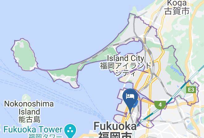 Fukuoka City Higashi Ward - Fukuoka Recent Hotel Maps