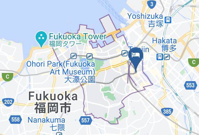 Fukuoka City Chuo Ward - Fukuoka Toei Hotel Maps