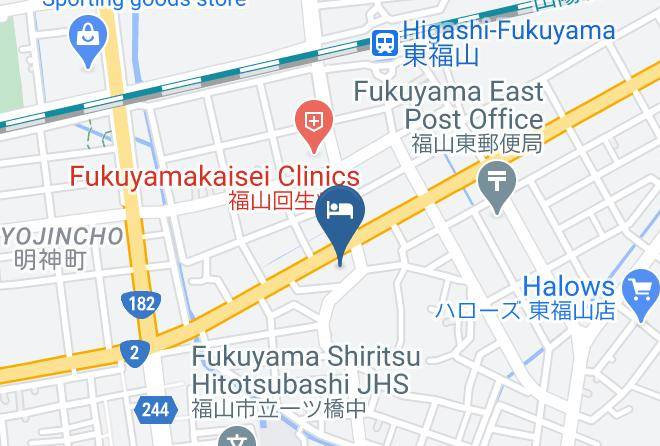 Fukuyama City - Fukuyama Century Hotel Maps
