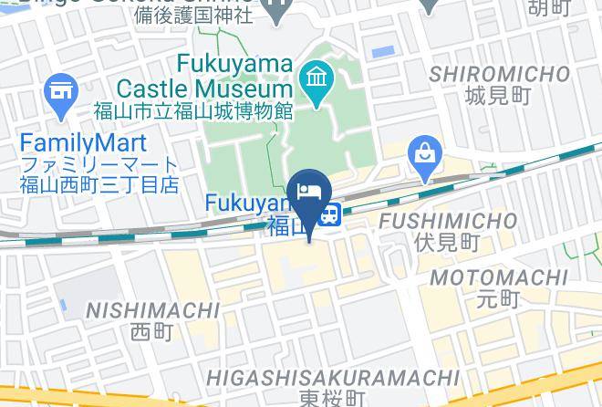 Fukuyama City - Fukuyama New Castle Hotel Maps