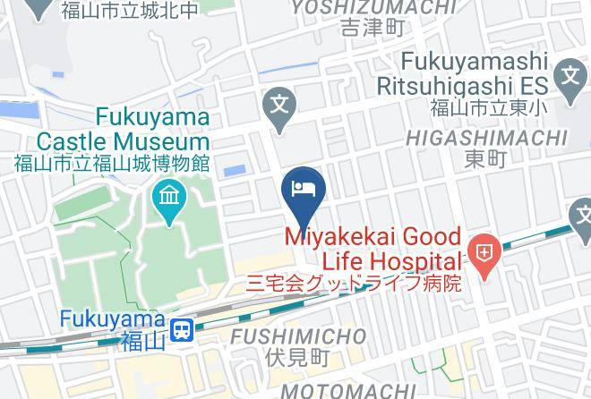 Fukuyama City - Fukuyama Oriental Hotel Maps
