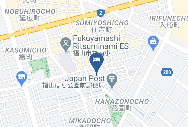 Fukuyama City - Fukuyama Park Hotel Maps