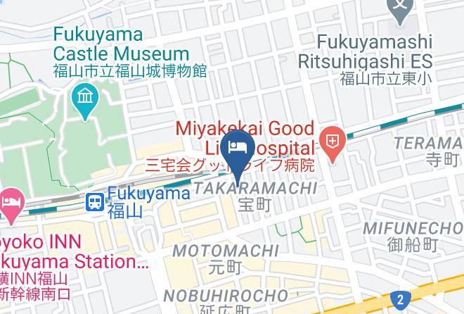 Fukuyama City - Fukuyama Terminal Hotel Maps