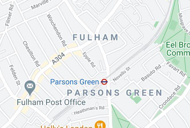 London - Fulham Bnb Maps