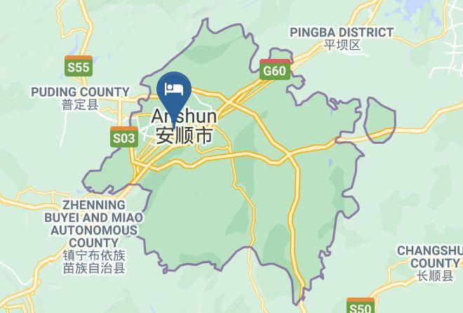 Anshun - Fulin Business Hotel Maps