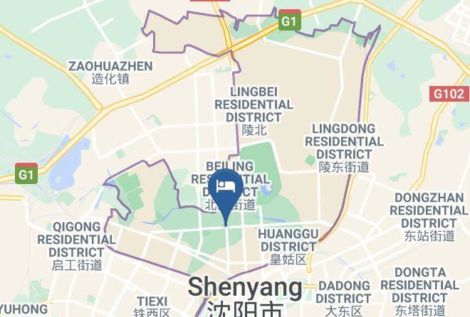 Shenyang - Fulin Hotel Chinese Restaurant Maps