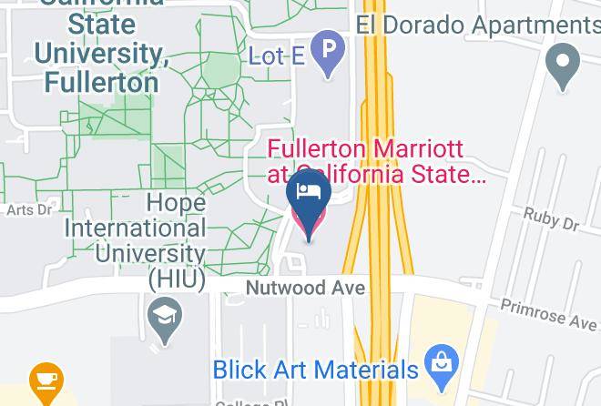 Orange - Fullerton Marriott At California State University Maps