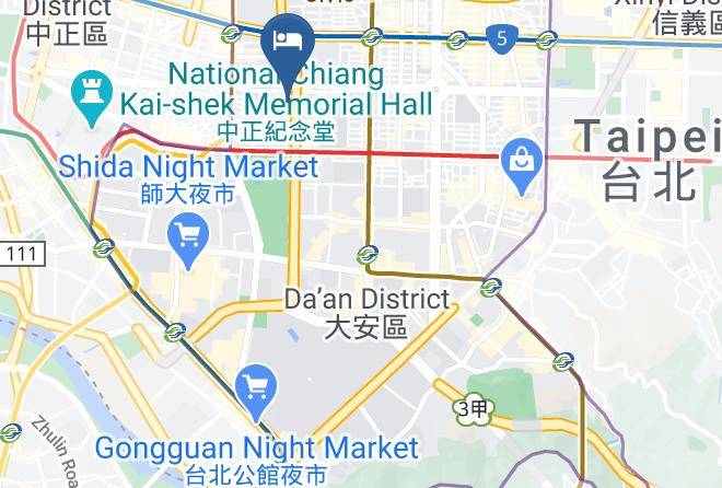 Da An District - Fullon Hotel Taipei Central Maps