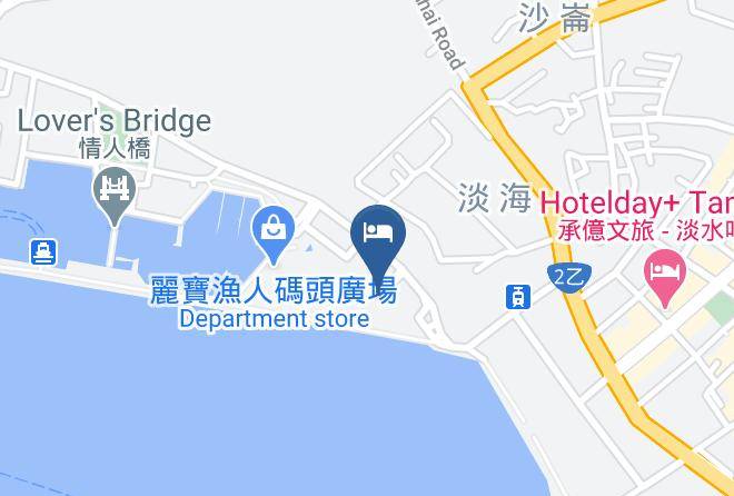 Tamsui District - Fullon Hotel Tamsui Fishermans Wharf Maps