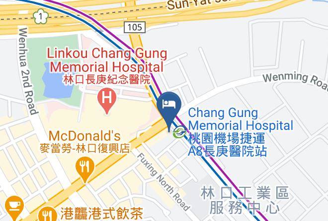 Guishan District - Fullon Hotel Taoyuan Airport Access Mrt A8 Maps
