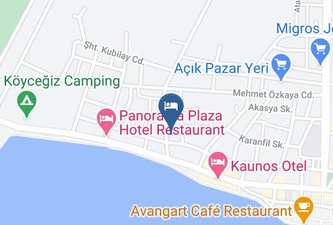 Koycegiz - Fulya Pansiyon Maps