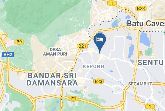 Kuala Lumpur - Fumah Hotel Kepong Maps