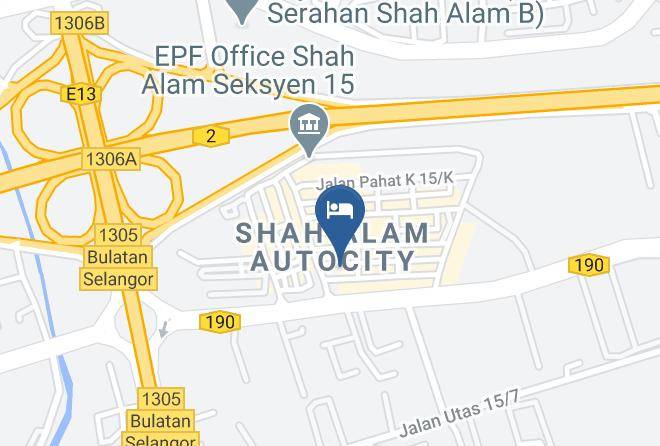 Petaling - Fumah Hotel Shah Alam Maps