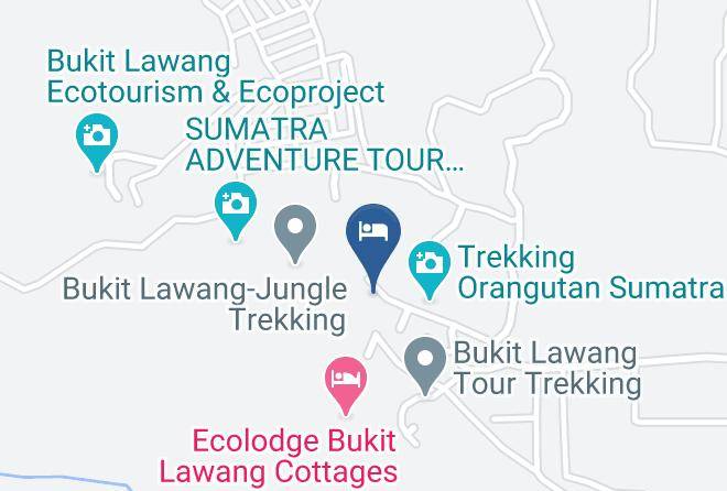 Fun Family Guesthouse Map - North Sumatra - Langkat Regency