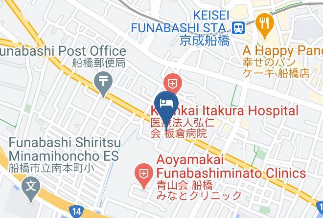 Funabashi City - Funabashi Daiichi Hotel Maps