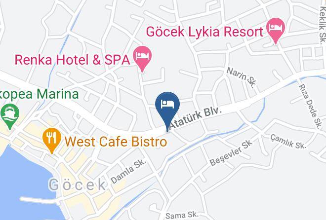 Fethiye - Funda Hotel Maps