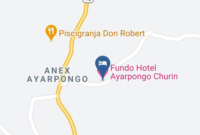 Oyon - Fundo Hotel Ayarpongo Churin Maps