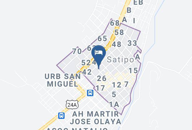 Satipo - Fundo Verde Hotel Maps