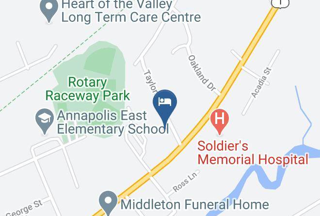 Annapolis - Fundy Spray Motel Maps