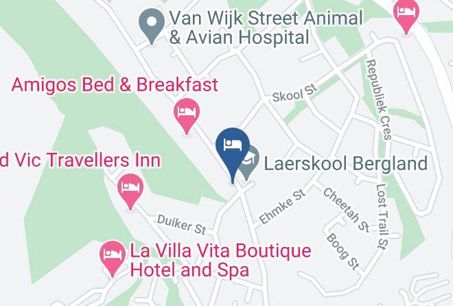 Mbombela - Funky Monkeys Backpackers & Safaris Maps