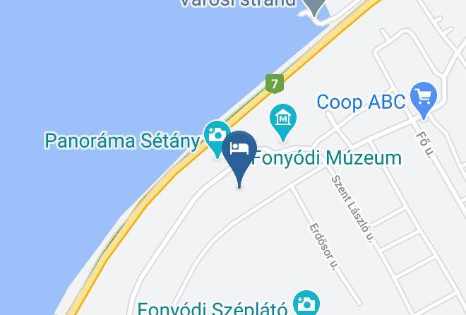 Fonyod - Funoldi Vendeghaz Es Konferencia Kozpont Maps