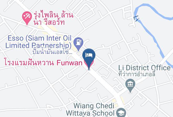 Amphoe Li - Funwan Hotel Maps