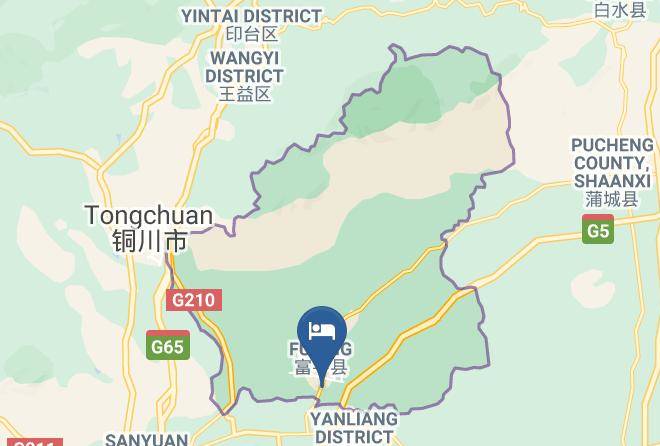 Weinan - Fuping Shi Fang Yuan Ecological Hotel Maps
