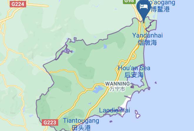 Wanning - Fuquan Hotel Maps