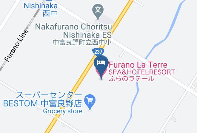 Nakafurano Townsorachi District - Furano La Terre Maps