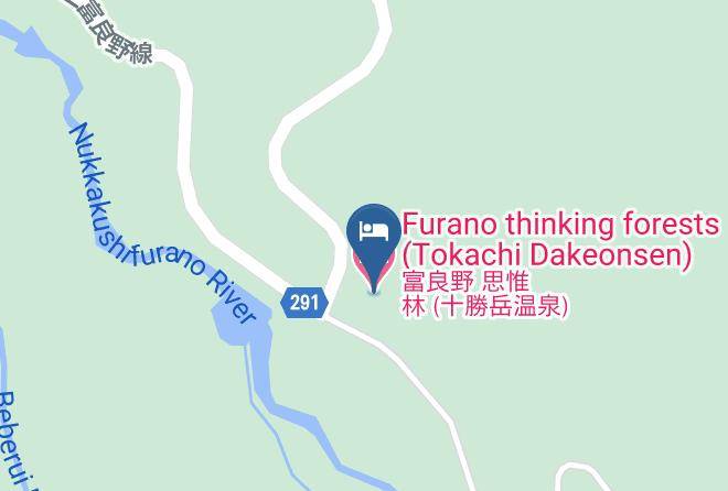 Kamifurano Townsorachi District - Furano Thinking Forests Maps