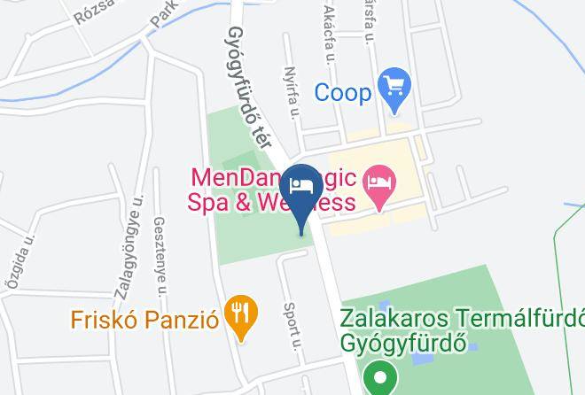 Zalakaros - Furdo Hotel Maps