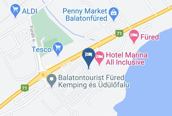 Balatonfured - Fured Kemping Kft Maps