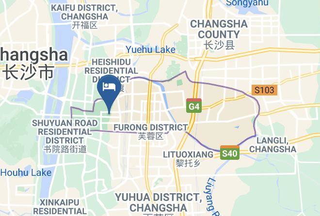 Changsha - Furong Hall Furong Huatian Hotel Maps