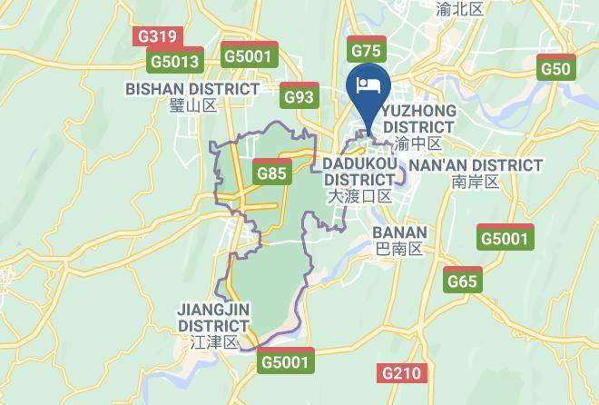 Yuzhong District - Furun Hotel Maps